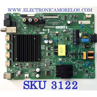 MAIN FUENTE (COMBO) PARA TV TOSHIBA·FIRE TV 4K·UHD·HDR / NUMERO DE PARTE 302838 / TPD.MT9612.PB751 / 302837 / 55C350U(0002) / LP4E17088A0 / PANEL HD500Y1U51-T0L2K2/GM/CKD3A/ROH / DISPLAY T500QVN03.7 MODELO 55C350KU 55C350U